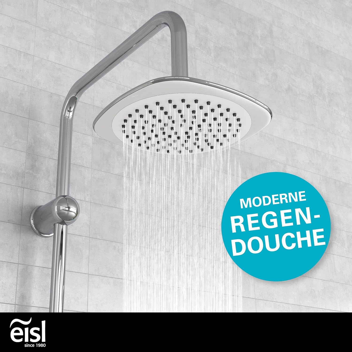 Modern rain shower head of EISL shower column