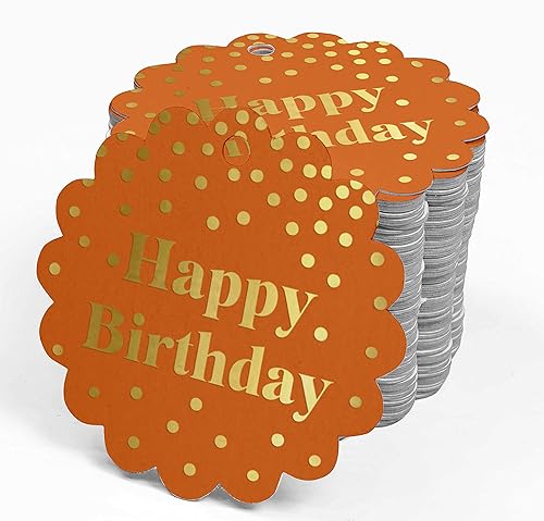 Miniatura 35 de Etiquetas colgantes para botellas de feliz cumpleaños, paquete de 100 unidades Blanco,Aqua Blue,Negro,Azul,Azul turquesa oscuro,Rosa