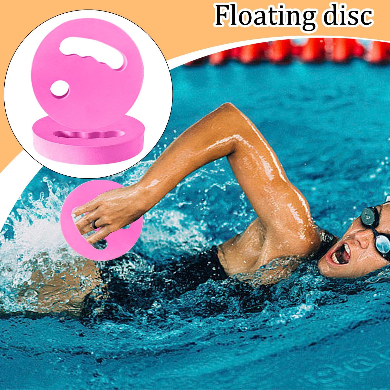 Discos De Ejercicio Acuático | 2 Discos Flotantes De EVA para Natación Y Aeróbic | Discos De Aquagy-m para Entrenamiento En Piscina, Equipo De Aeróbic | Resistencia De Mano para Piscina para Adultos