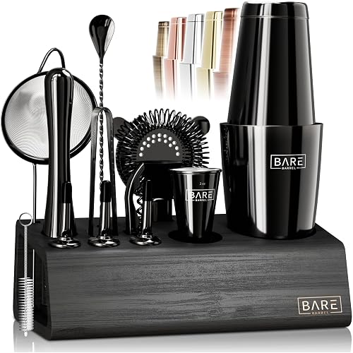 BARE BARREL 14-Piece Bartender Kit