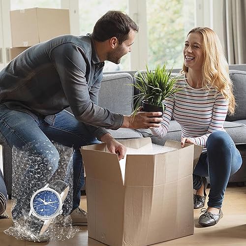 Miniatura 5 de Paquete de 50 bolsas de burbujas transparentes de 4 x 6 pulgadas, pequeñas bolsas protectoras gruesas de espuma a prueba de golpes, bolsa de