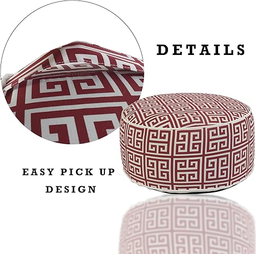 Miniatura 8 de Puf Kozyard otomano hinchable para interior o exterior, para niños o adultos, camping u hogar