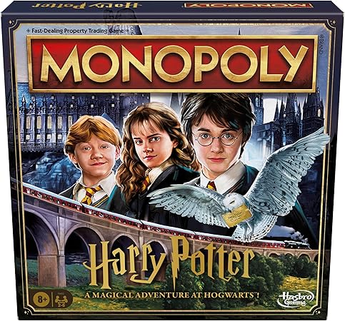 Hasbro Gaming Monopoly Harry Potter Edition Board Game | A Magical Adventure at