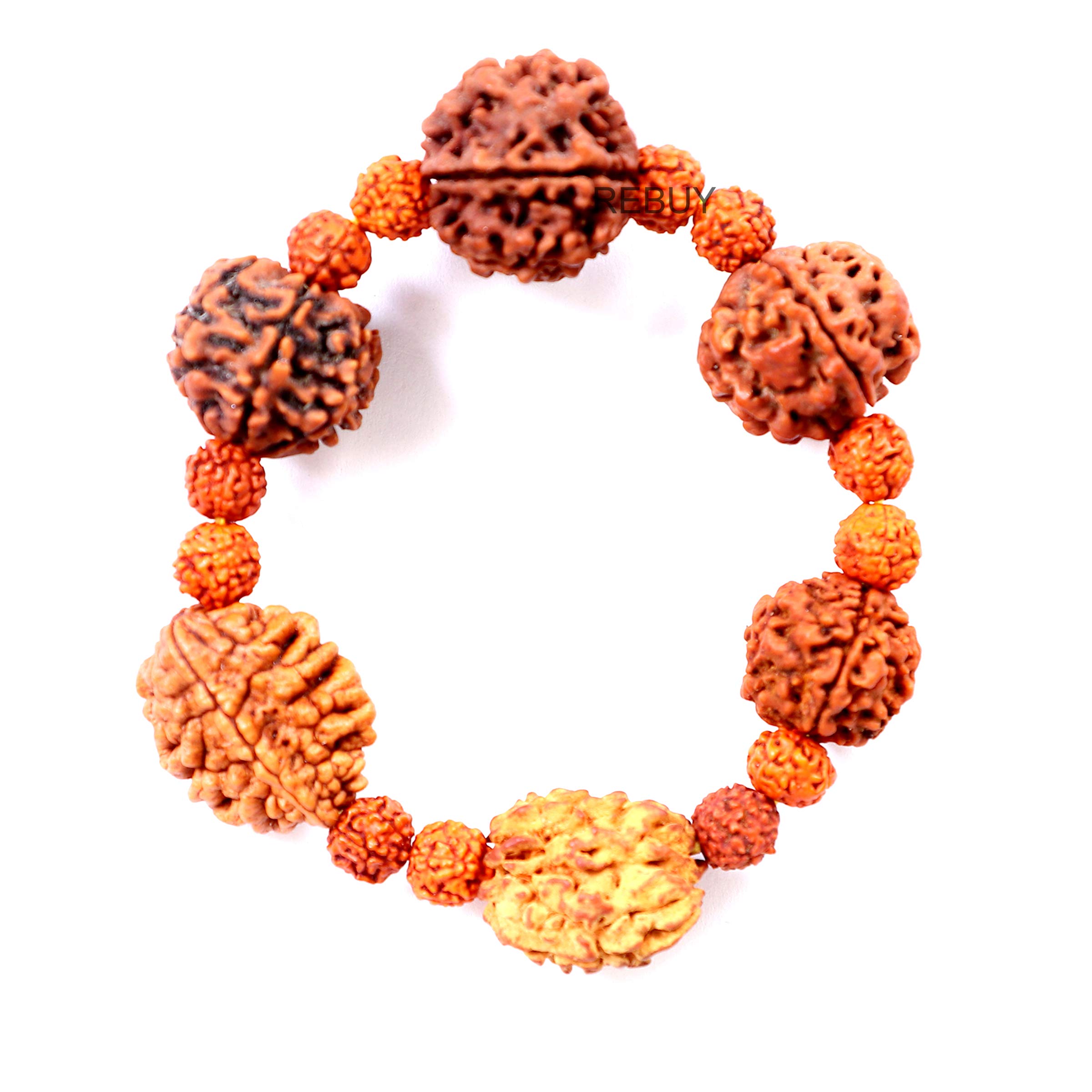 REBUY Rudraksha Bracelet Nepali Rudraksha Bracelet Certified Rudraksha Bracelet for Men & Women, Lab Certificate, Color Brown, Origin Nepal (B07ZCX7SQC) Amazon Price History, Amazon Price Tracker
