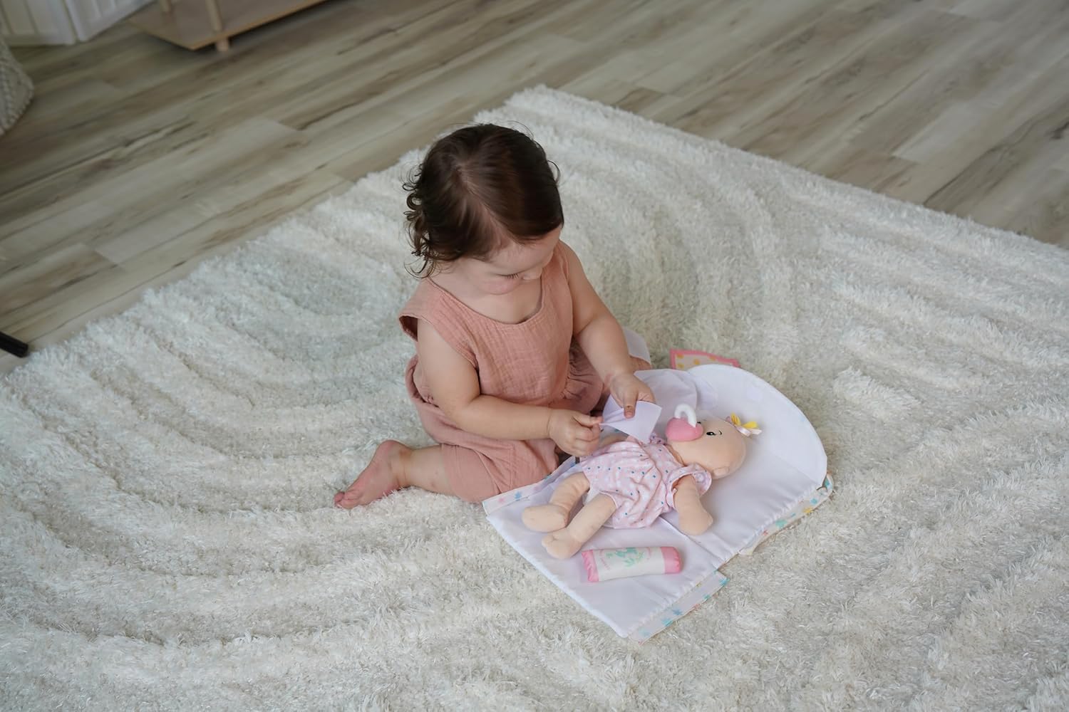 Love, Stella 6-Piece Diaper Bag Changing Mat Combo for Soft Dolls by Manhattan Toy