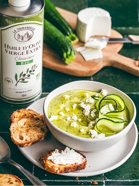 La Tourangelle - Huile d'olive vierge extra Bio - Extraite à froid - 100% origine Espagne - Riche en polyphénols - Huile de qualité supérieure - 750ml - 5
