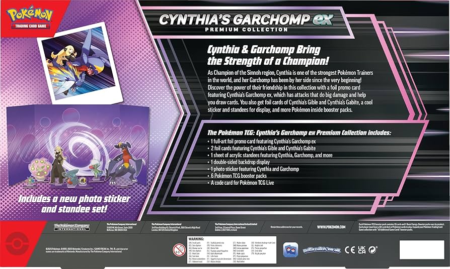 Pokémon TCG: Cynthia's Garchomp ex Premium Collection