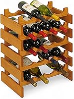 Vista 15 de Wooden Mallet, Botellero Dakota negro de 3 botellas