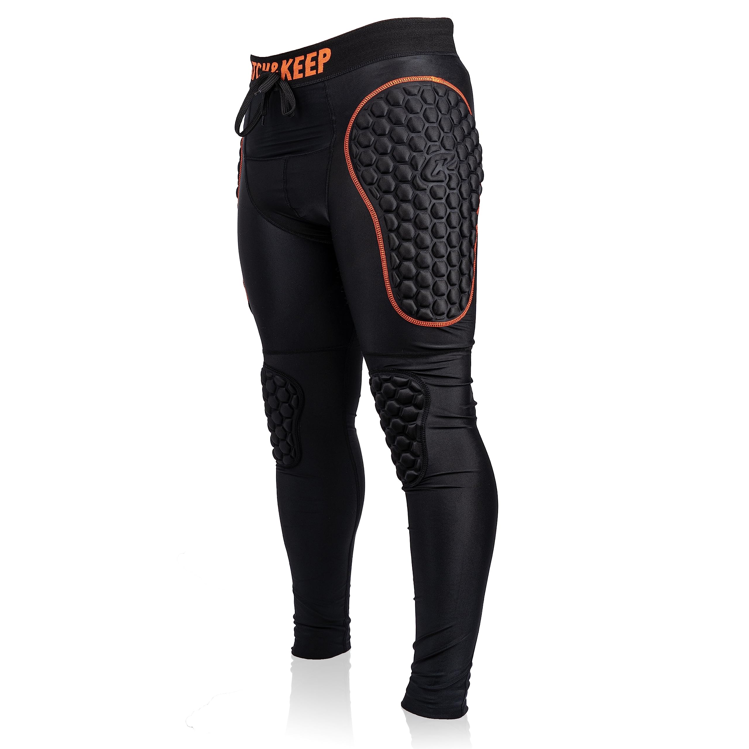CATCH & KEEP Torwart Unterziehhose lang - Fußball Anti-Verbrennungs-Torwarthose - Sporthose mit Kompressionsfunktion und atmungsaktivem Material