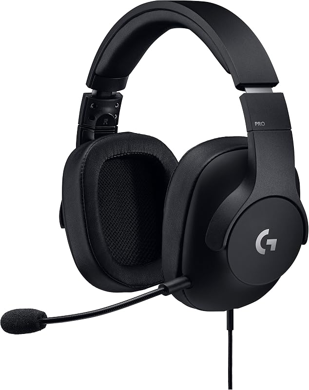 Auriculares para juegos Logitech G Pro con micrófono de calidad profesional para PC, PC VR, Mac, Xbox One, Playstation 4, Nintendo Switch