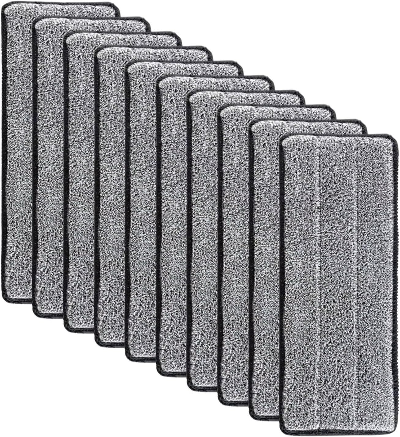 Compatible for JOYBOS 40cm Mop Cloth Kit 3-20pcs Microfiber Mops Pad Replacement Microfiber Washable Spray Set Accessories Cleaner Pad Gray(40cm-only-20-rags)