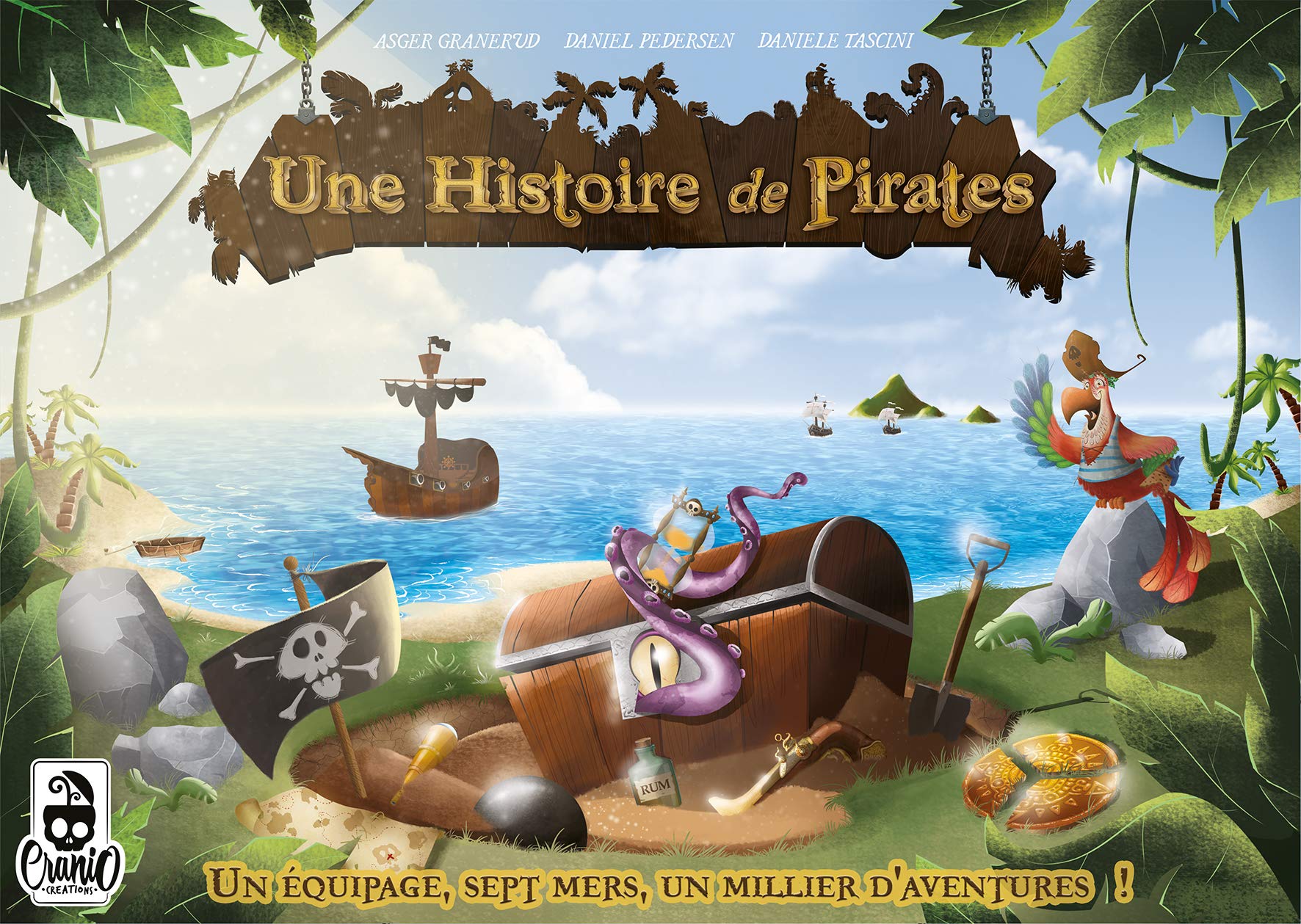 Cranio Creations | Une histoire de pirates | Jeu de société | À partir de 10 ans | 2 à 4 joueurs | 30 minutes