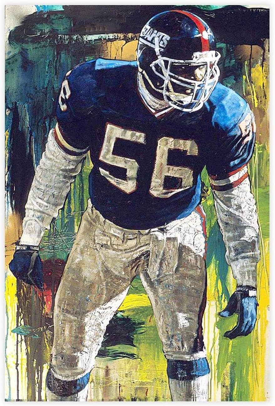 Rugby Sports Star Lawrence Taylor Poster Wall Art Decoration Print Image Living Room Bedroom Decorat Canvas Poster Wall Art Decor Print Picture Paintings Unframe 16x24inch