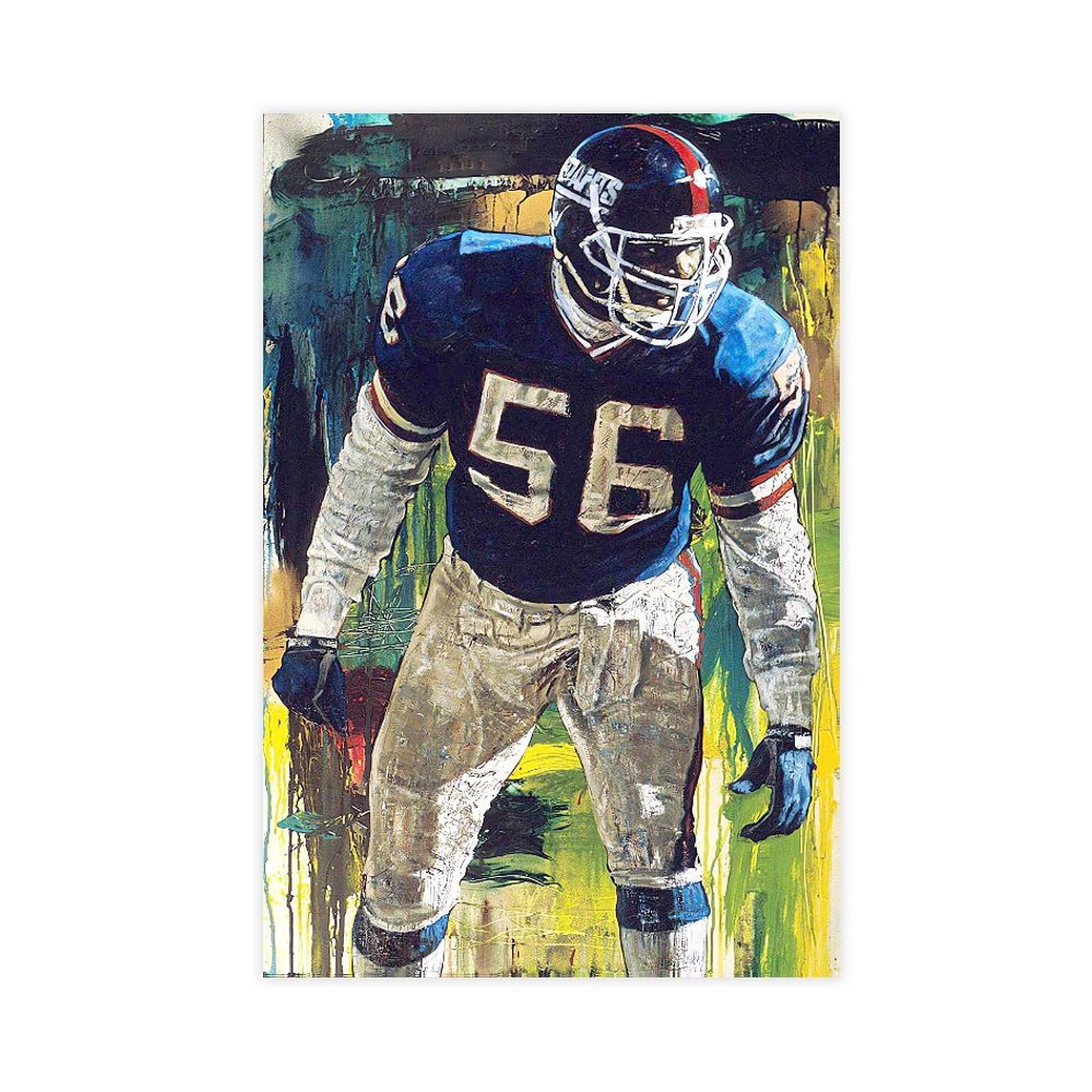 Rugby Sports Star Lawrence Taylor Poster Wall Art Decoration Print Image Living Room Bedroom Decorat Canvas Poster Wall Art Decor Print Picture Paintings Unframe 16x24inch