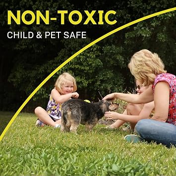 32 Ounce Essential Oil Yard Spray - Plant Based Flea, Tick and Mosquito Repellent Pest Control Spray Treatment and Insect Killer - Safe Around Kids, Pets, and Plants