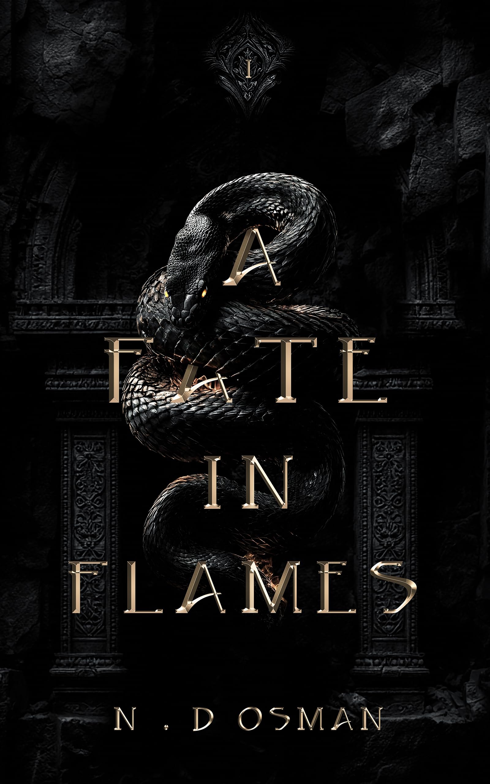 Cover of A FATE IN FLAMES: A Dark Fantasy Romance of Fire, Power, and Forbidden Desire (Flesh & Flame Book 1)
