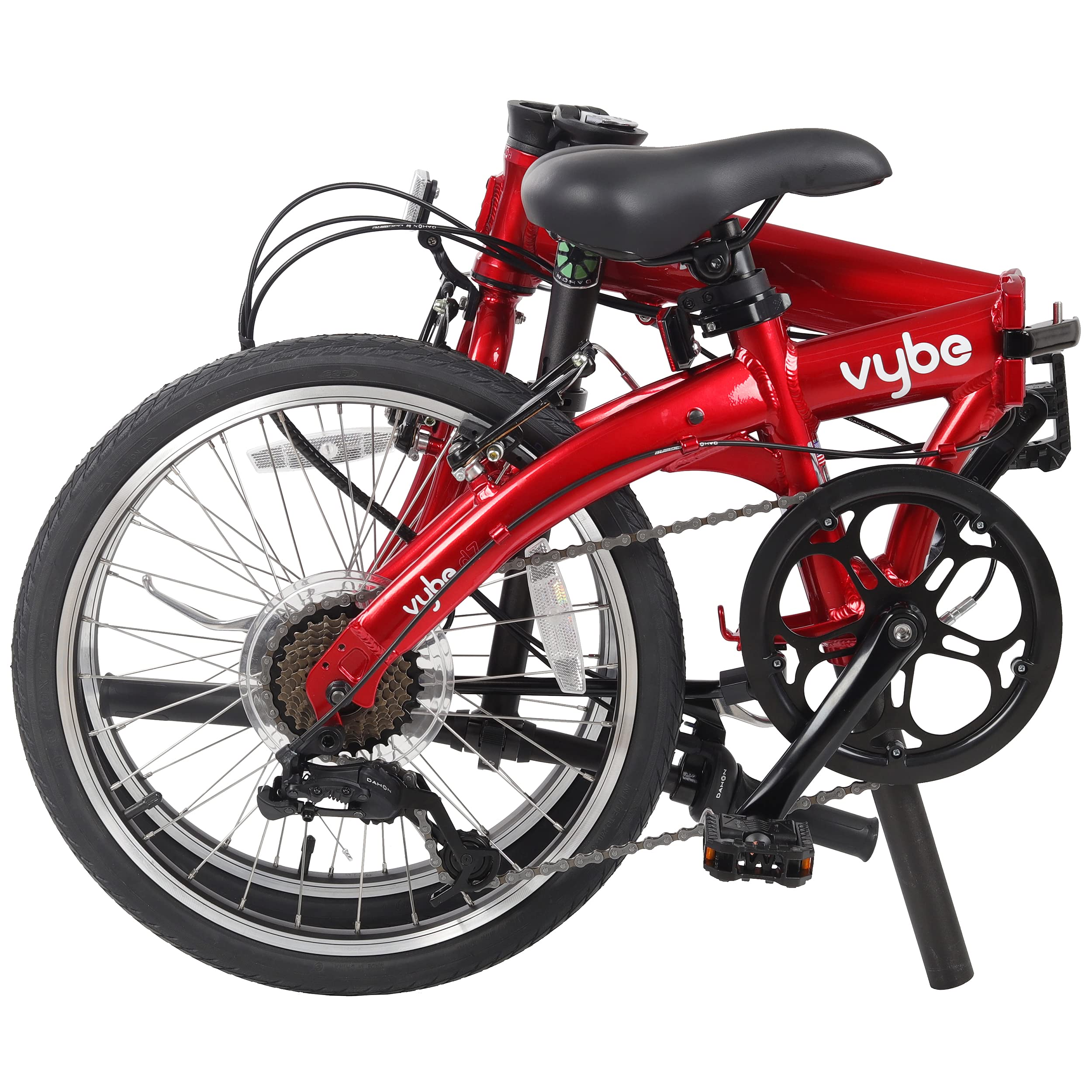 DAHON VYBE D7 Folding Bike, Lightweight Aluminum Frame; 7Speed Dahon