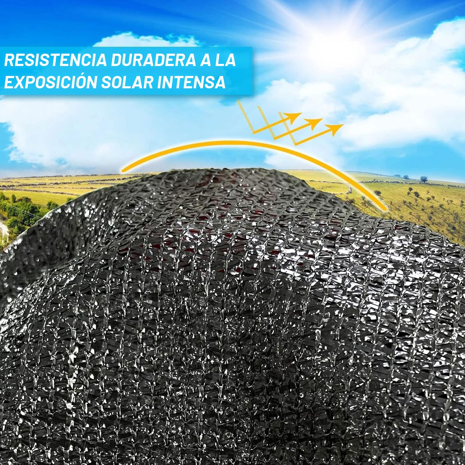 Red de sombra de 4 x 5 m, 90 % con ojales, tela de sombra con ojales, para jardín, pérgola, plantas de patio, invernadero, gallinero