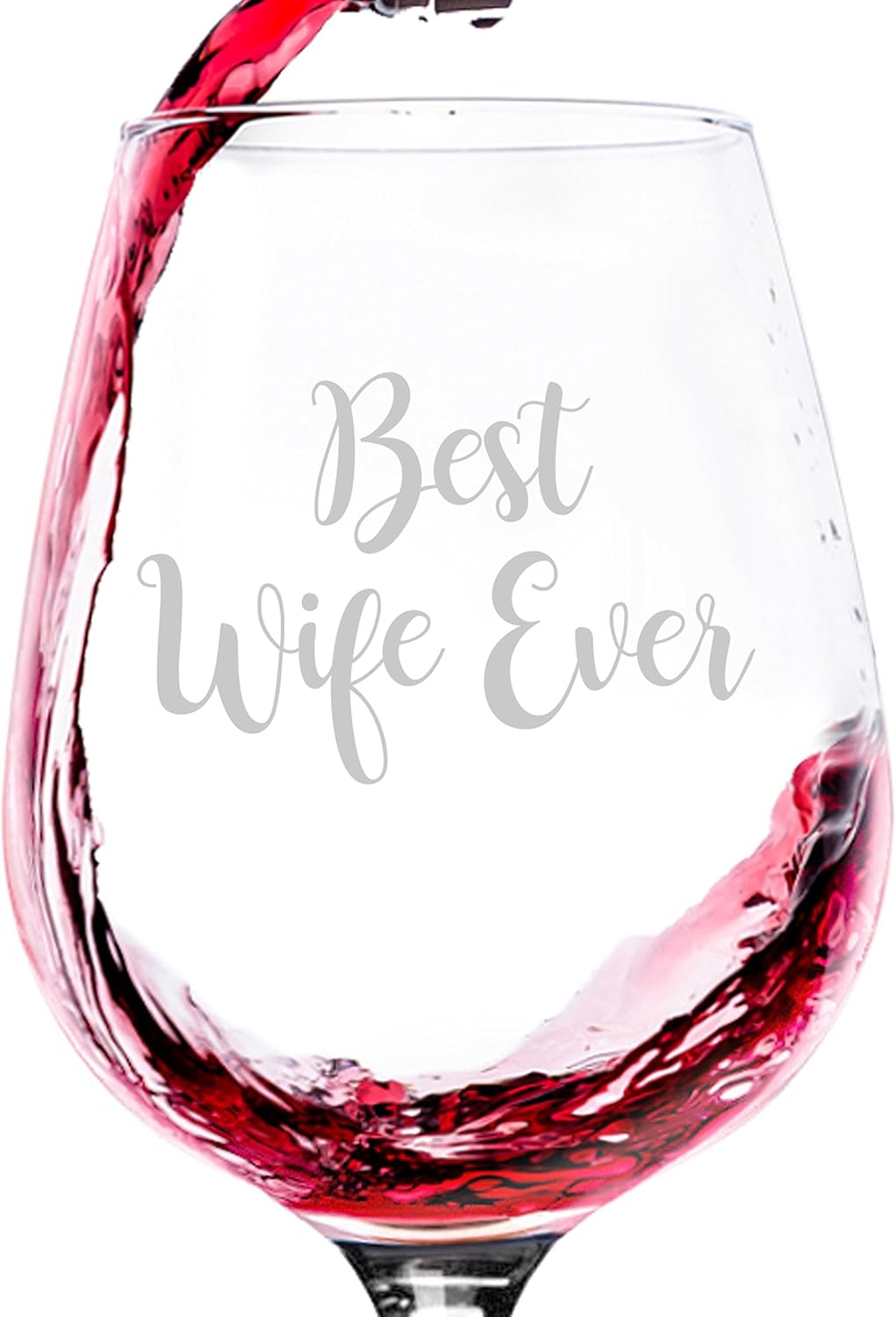 Get Special Price Best Wife Ever Wine Glass - Unique Valentines Day Gifts for Wife, Women - Cool Wife Gifts from Husband, Hubby - Fun Novelty Birthday Present Idea for Her, the Mrs, Wifey, Newlywed -13oz 🛒 Flash Sale Best Wife Ever Wine Glass - Unique Valentines Day Gifts for Wife, Women - Cool Wife Gifts from Husband, Hubby - Fun Novelty Birthday Present Idea for Her, the Mrs, Wifey, Newlywed -13oz