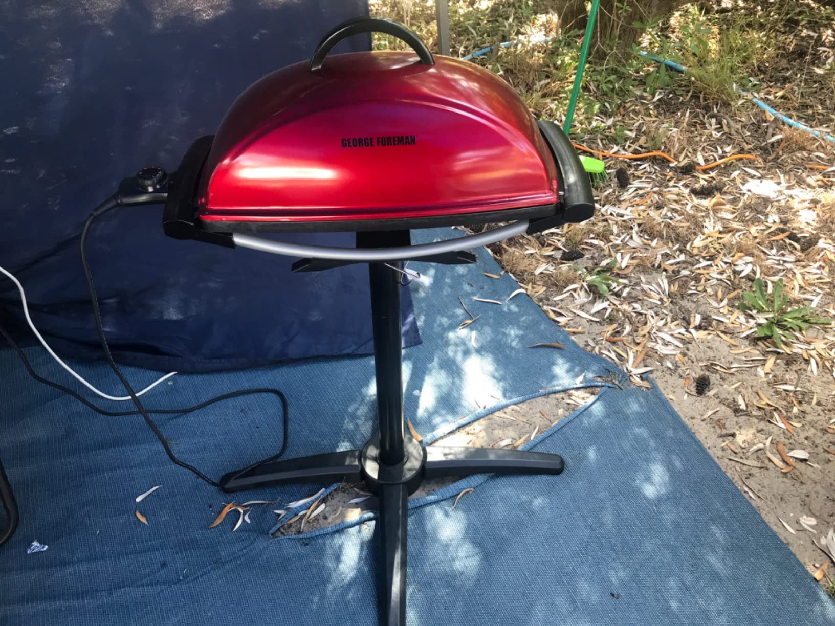 Foreman GGR201RAU Indoor/Outdoor Barbeque, 200sq inch Cooking