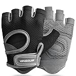 VINSGUIR Workout Gloves for Women and Men, Breathable Weight Lifting Gloves for Gym Exercise, Fitness, Training, and Cycling, with Excellent Grip and Cushion Pads
