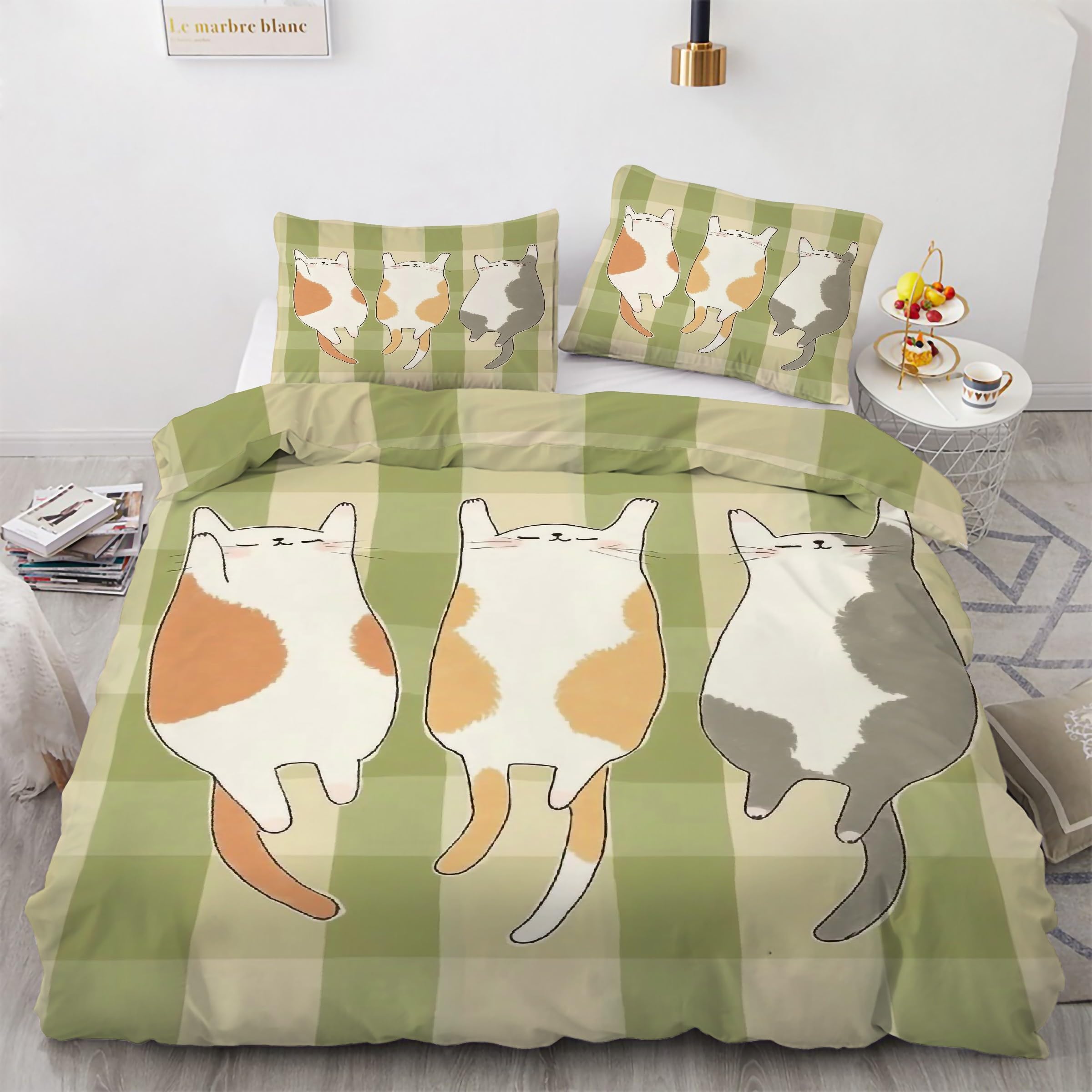Housse de couette chat 160x200 pour créer une ambiance cocooning dans la chambre