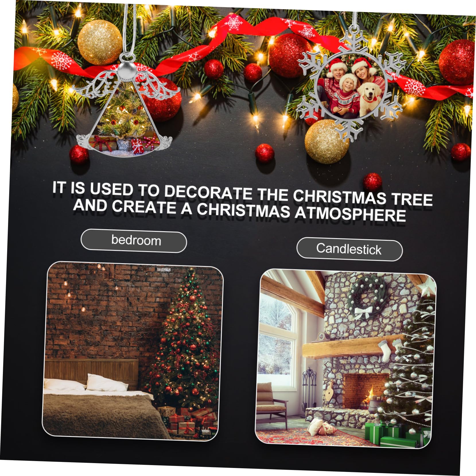 PRETYZOOM 10 STK Sublimation Schneeflocke Weihnachtsbedarf Weihnachtsbaum anhänger personalisierte weihnachtsdeko Kinder weihnachtsdeko Weihnachtsfeier-Layout-Requisite Sublimationsornamente