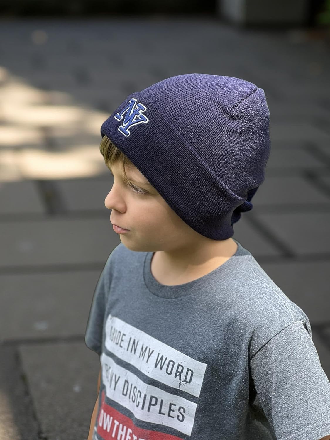 Insulated Thermo Wear Beanie Hat - Unisex - One Size Fits Most - Blue - Image 5