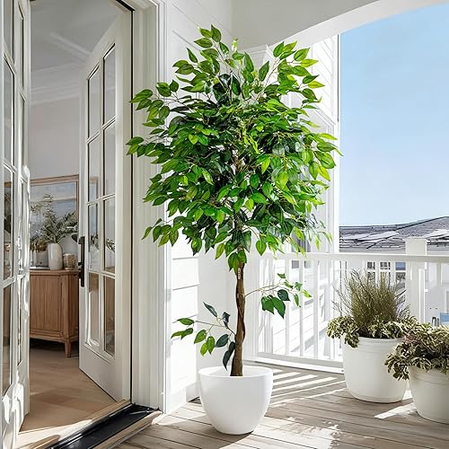 Large Ficus Artificial Trees Tall Faux Tree Indoor Outdoor Realistic