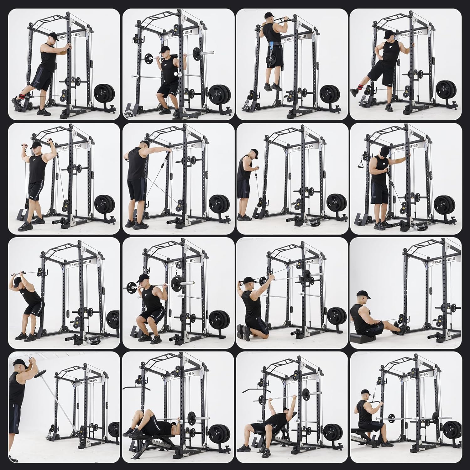 JZOPIDL JZOPIDL Power Cage JZ-1093 – Multi-Function Home Gym System with Adjustable Safety - Image 9