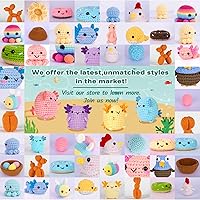 Vista 6 de Crochetta Kit de ganchillo para principiantes, kit de inicio de ganchillo con tutoriales en video paso a paso, kit de ganchillo para principiantes