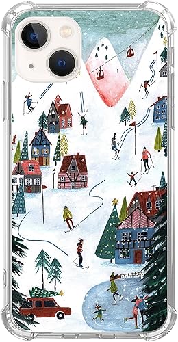 Miniatura 6 de Funda de teléfono retro de los años 70 con diseño de arcoíris y rayos de sol compatible con iPhone 14, funda de autobús con signo de paz hippie para