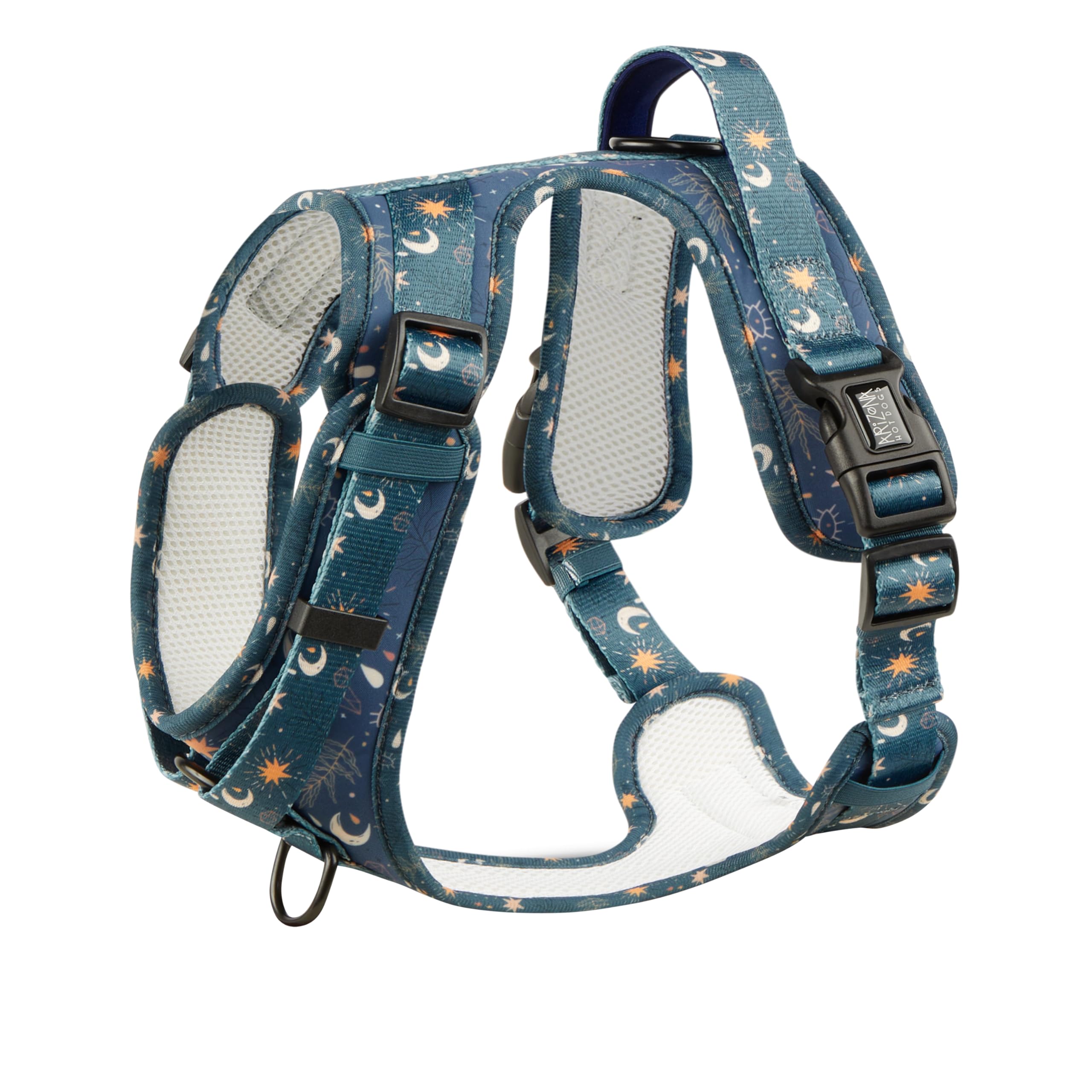 Hunde-Griffgeschirr Neopren | Arizona Hotdogs Griffgeschirr Moonlight| Dunkelblau (L)