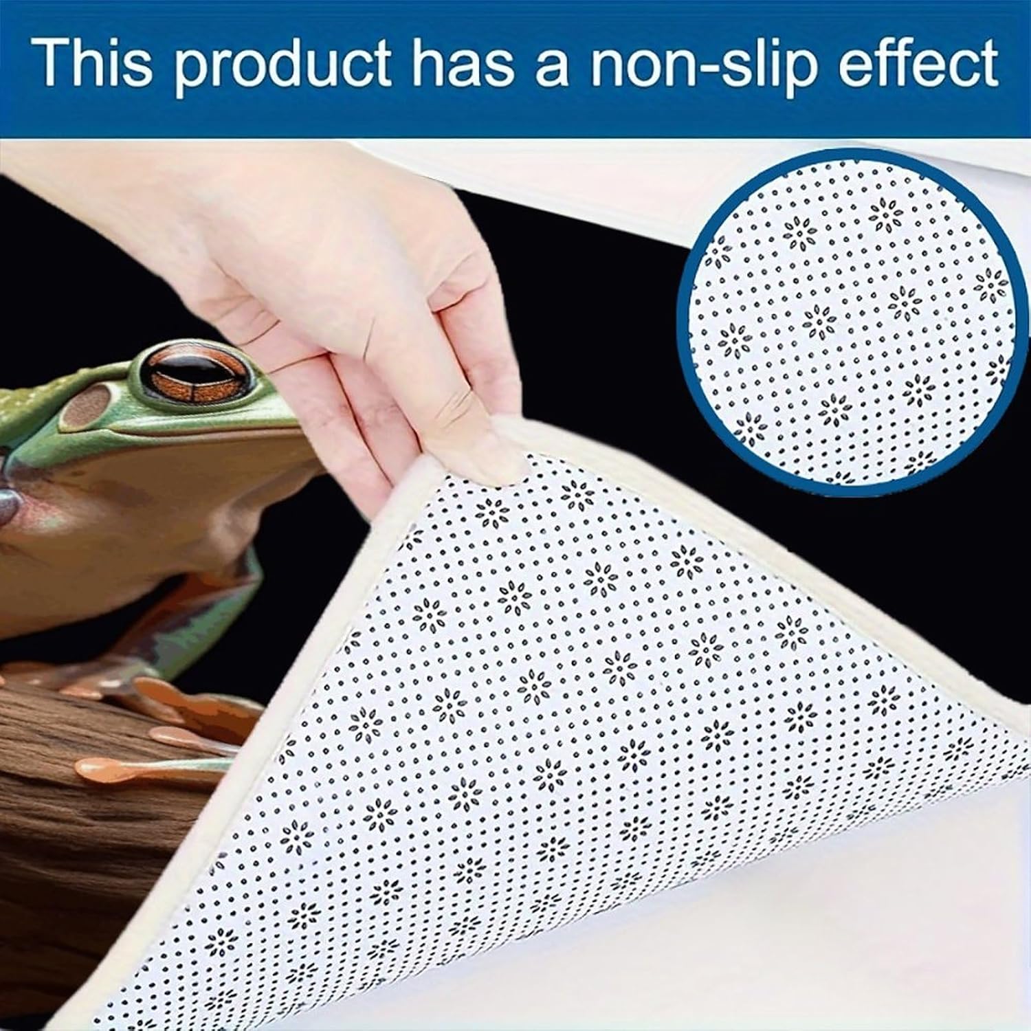 Two Frogs Kitchen Rugs Set of 3 Non Slip Washable Kitchen Mats for Floor Soft Area Rug Kitchen Floor Mat Cushioned Anti Fatigue Mats Standing Sink Mat Decor Runner Rugs