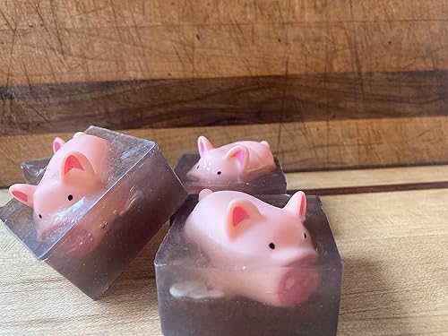 Miniatura 4 de MINI PIG IN MUD SOAP BAR chocolate orange fragrance soap bar