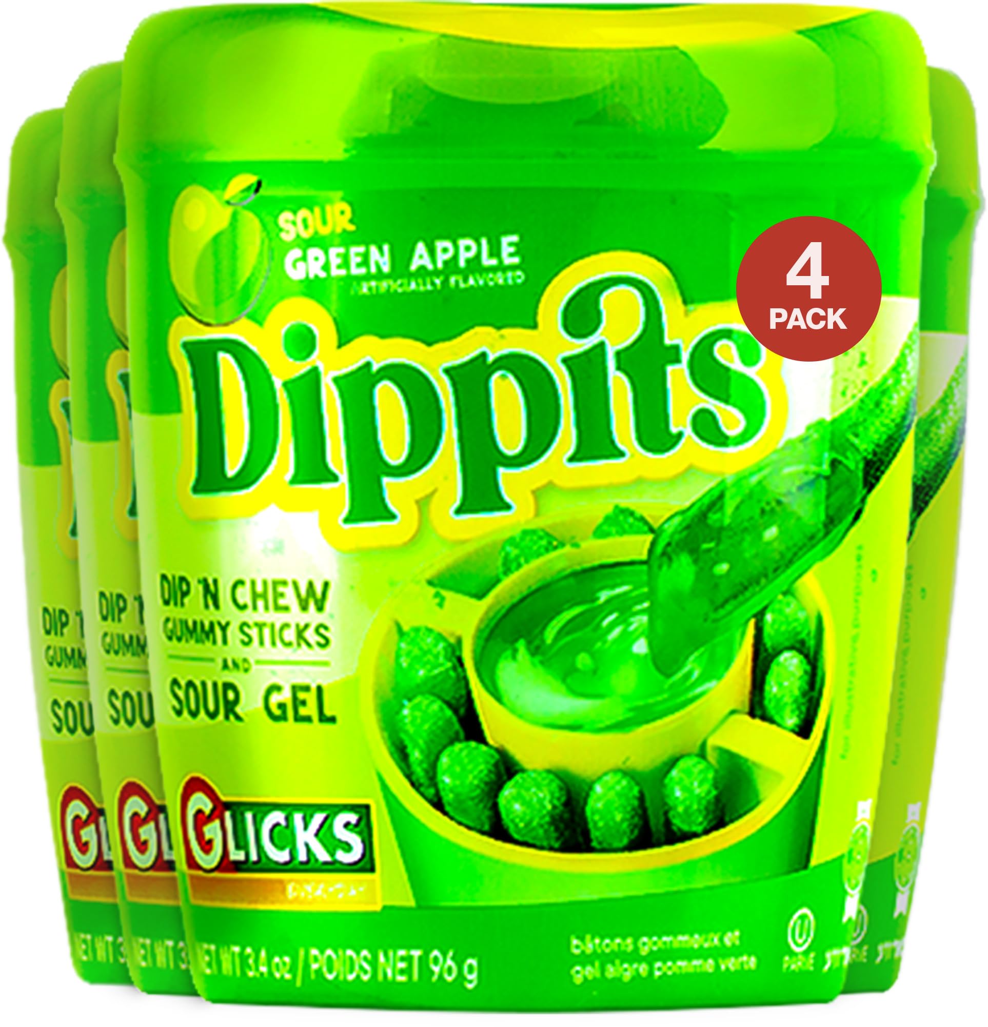 green apple dip tobacco Amazon.com : Glicks Dippits Sour Green Apple (4 Pack) | Gummy Sticks with  Tangy Sour Sauce | Sweet & Sour Candy