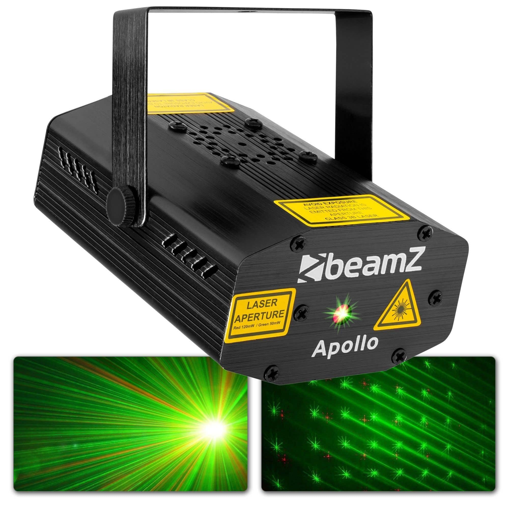 BeamZ Party Licht Set Komplett – 500W Nebelmaschine mit Fluid + LED Jelly Ball & Apollo Effektstrahler – Discolicht Set für Zuhause, DJ, Geburtstag & Partykeller – Plug & Play Lichtanlage