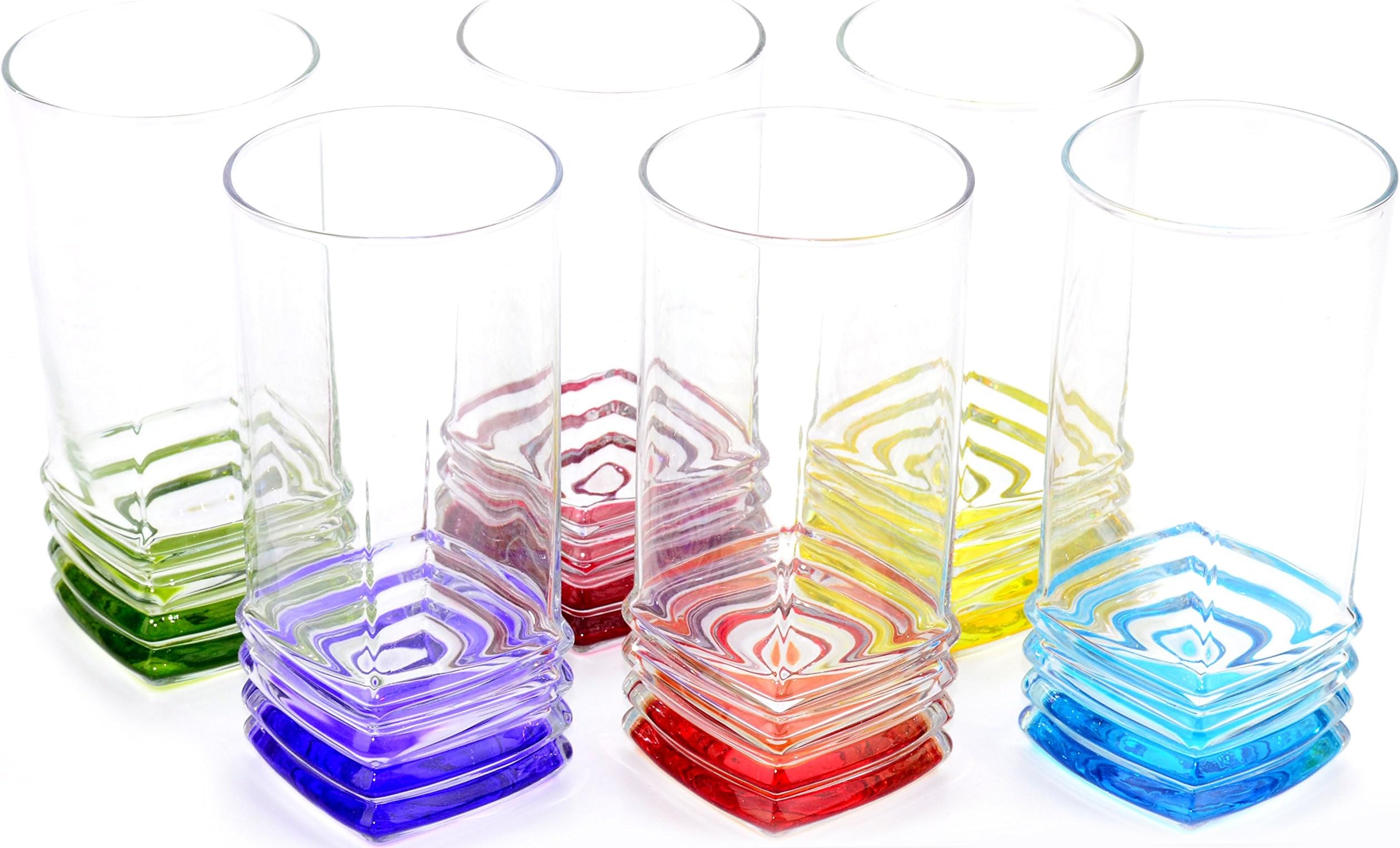 Unisex LAV Set of 6 Elegan Glasses, 335 ml, Dishwasher Safe