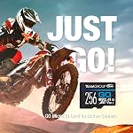 TEAMGROUP GO Card 256GB Micro SDXC UHS-I U3 V30 4K for GoPro & Action Cameras High Speed Flash Memory Card with Adapter for Outdoor, Sports, 4K Shooting TGUSDX256GU303