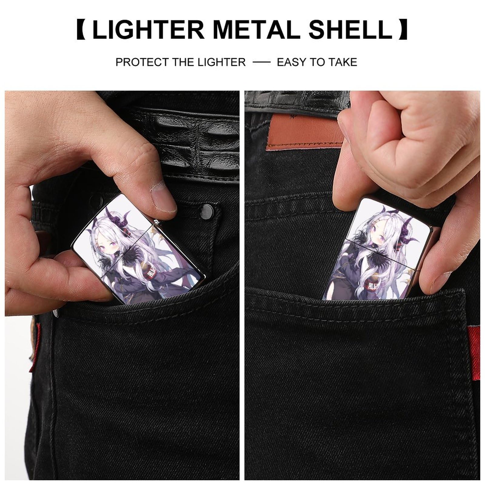 Amazon.co.jp: ライターケース ZIPPO ジッポー ライター専用 ブルー