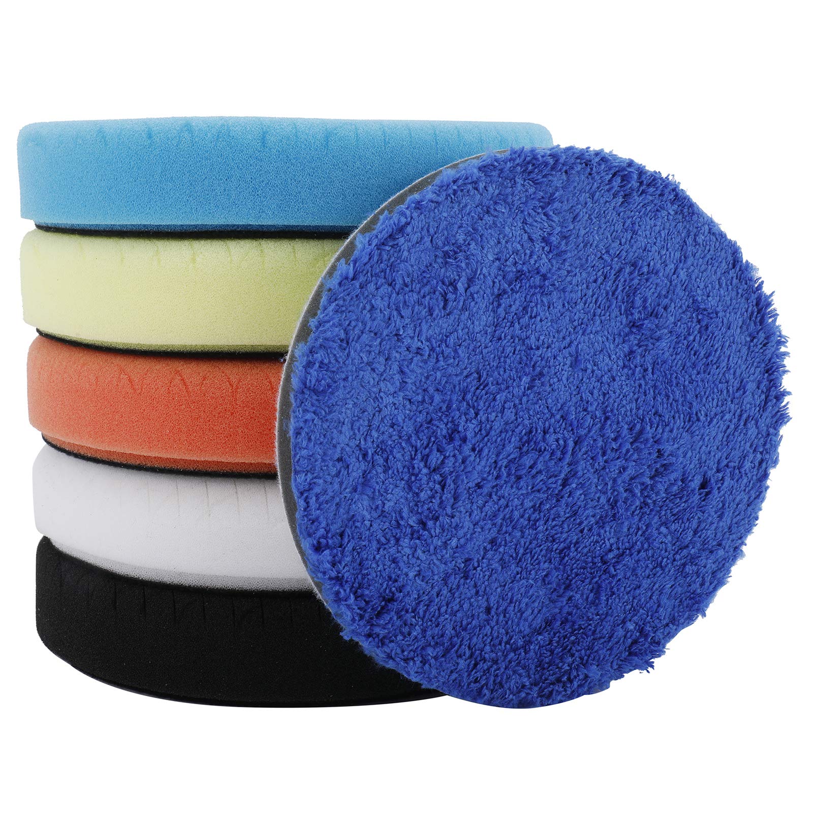 Lot 15 Tampons Polissage Coton Et Laine 6mm - Kit Pour Voiture, Métal Et Surfaces
