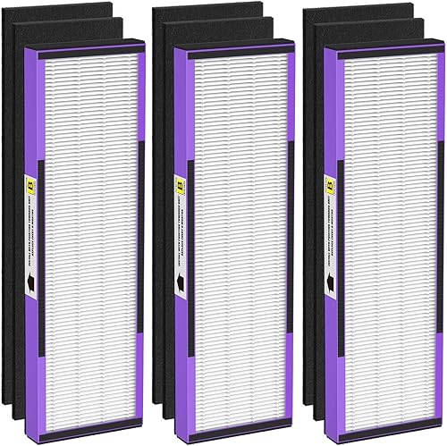 FLT4850PT H13 True HEPA Filtro de repuesto B, compatible con Germ-Guardian AC4850PT AC4825 AC4900 CDAP4500 AC4300, Pure-Guardian AP2200CA, paquete