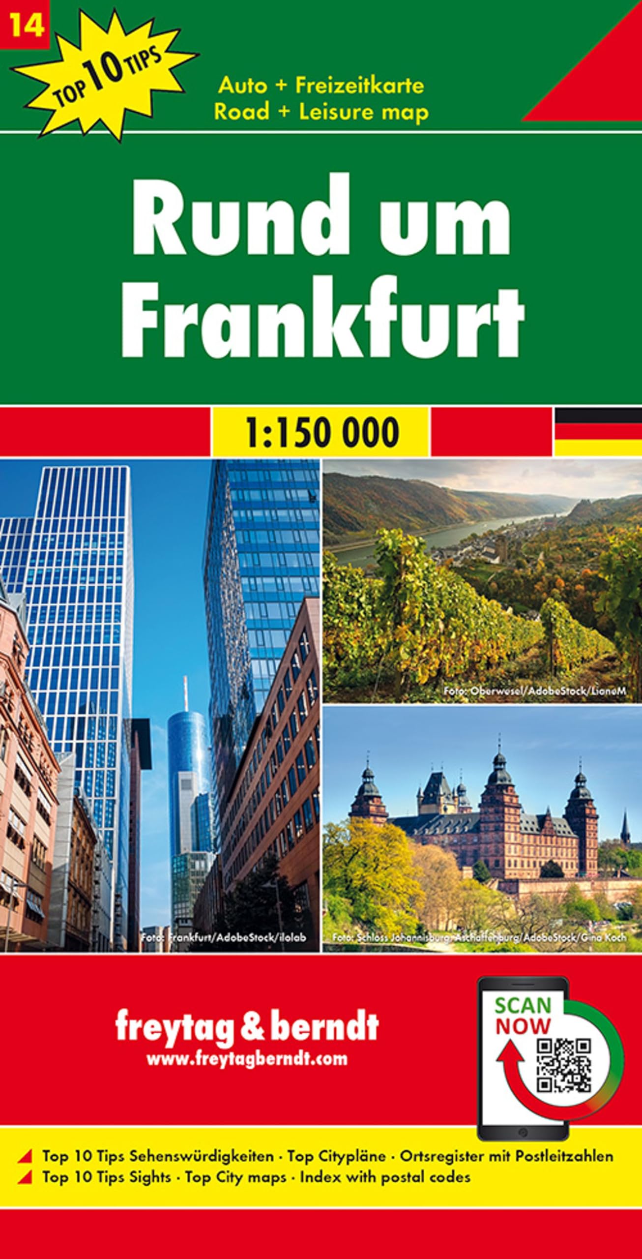 All Around Frankfurt Automap 1:150,000 (Frankfurt greater)