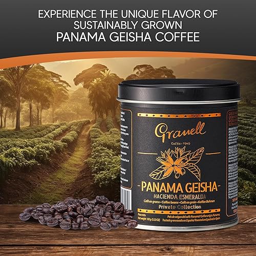 Miniatura 10 de Cafés Granell Kopi Luwak, Jamaica Blue Mountain &amp; Panama Geisha Coffee 3 Pack Pack Gift Set  Colección Exotic Granos Enteros Frescos de Calidad