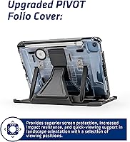 Vista 6 de PIVOT A22A Atlas - Funda para tablet iPad (10ª generación), protección de 360 grados, para pilotos profesionales, aviación general, cuerpo Cuerpo