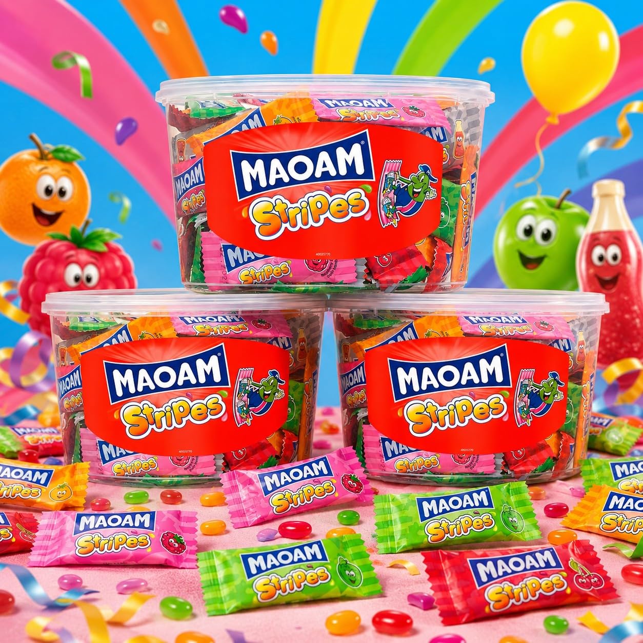 Maoam Stripes 3x100er