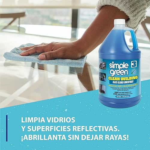 Miniatura 2 de Simple Green 11301 Clean Building Glass Cleaner Concentrado, sin perfume, botella de 1 galón (caja de 2)