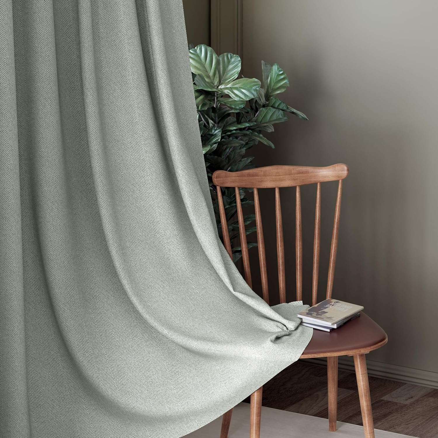 See full amazon price history chart for NEFERTITI HOME Herringbone Piece Polyester Eyelets (Steel) Blackout Curtains with Tie Back, Bedroom Living Room (7 Feet (Set of 2), Grey) NEFERTITI HOME Herringbone Piece Polyester Eyelets (Steel) Blackout Curtains with Tie Back, Bedroom Living Room (7 Feet (Set of 2), Grey) (B0D236HBHL) Amazon Price History, Amazon Price Tracker