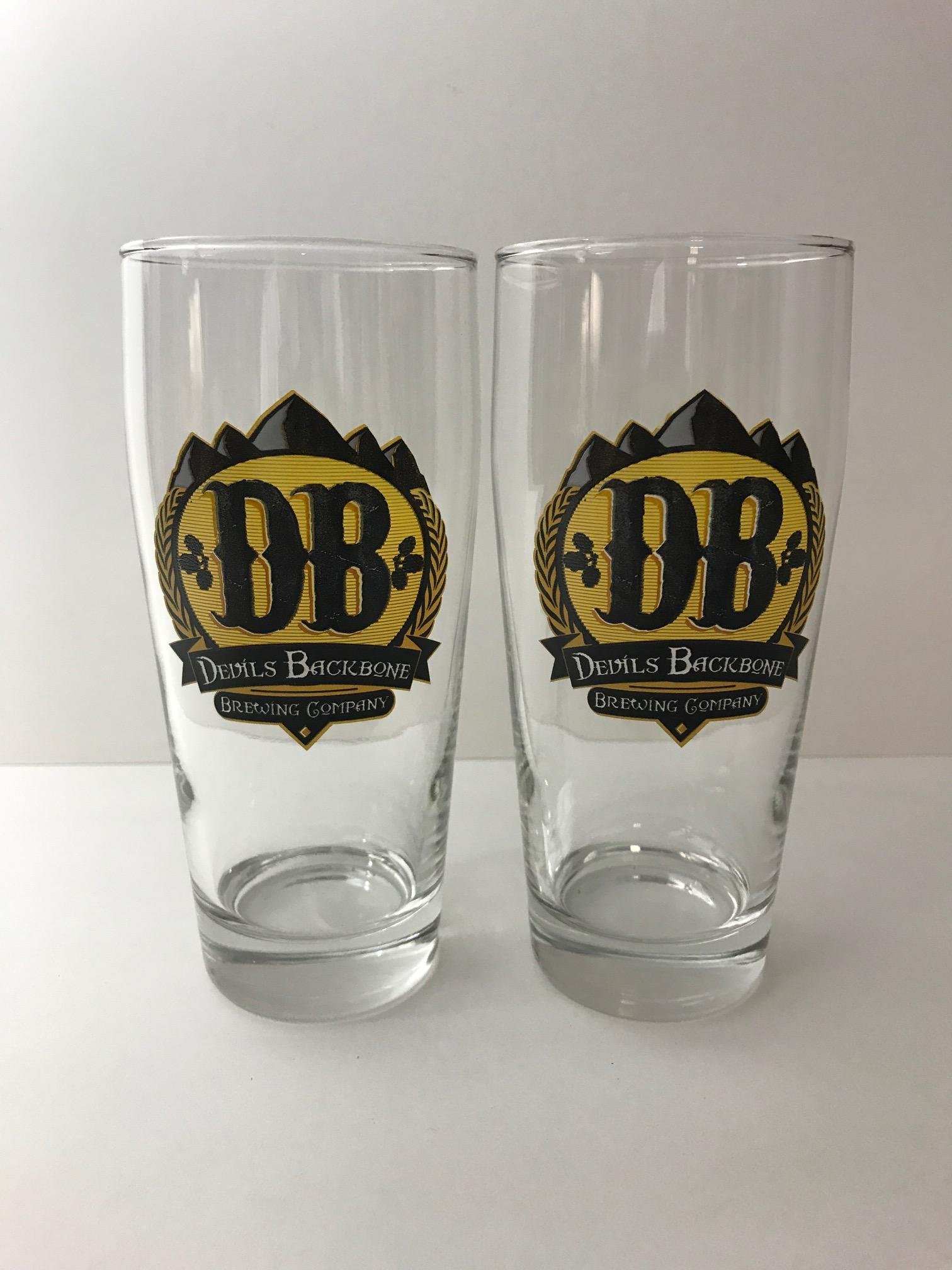Devils BackboneBrewing Co - 16 Ounce Glass - 2 Pack