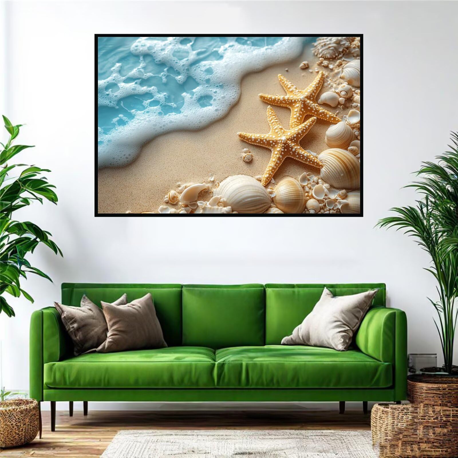 Plaża Puzzle 5000 sztuk Dorośli Rozgwiazda Klasyczne puzzle Panorama Trudno Niemożliwe Ogromna układanka Gra edukacyjna Wyzwanie Zabawka dla dzieci i dorosłych od 14 lat Prezent Mężczyzna Kobieta P